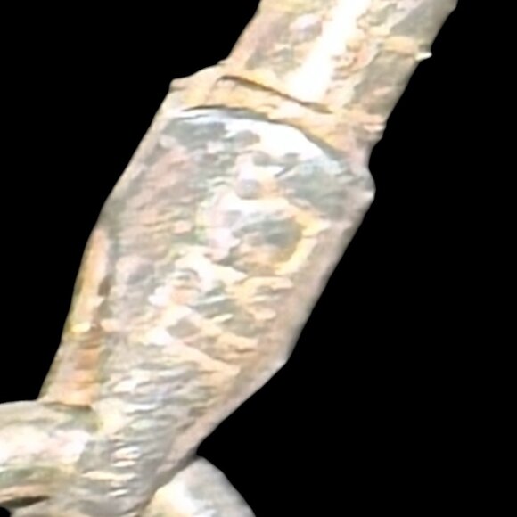 Vintage Alex Sanchez Pendant Sterling Silver Stampwork with Omega Chain - Picture 4 of 5